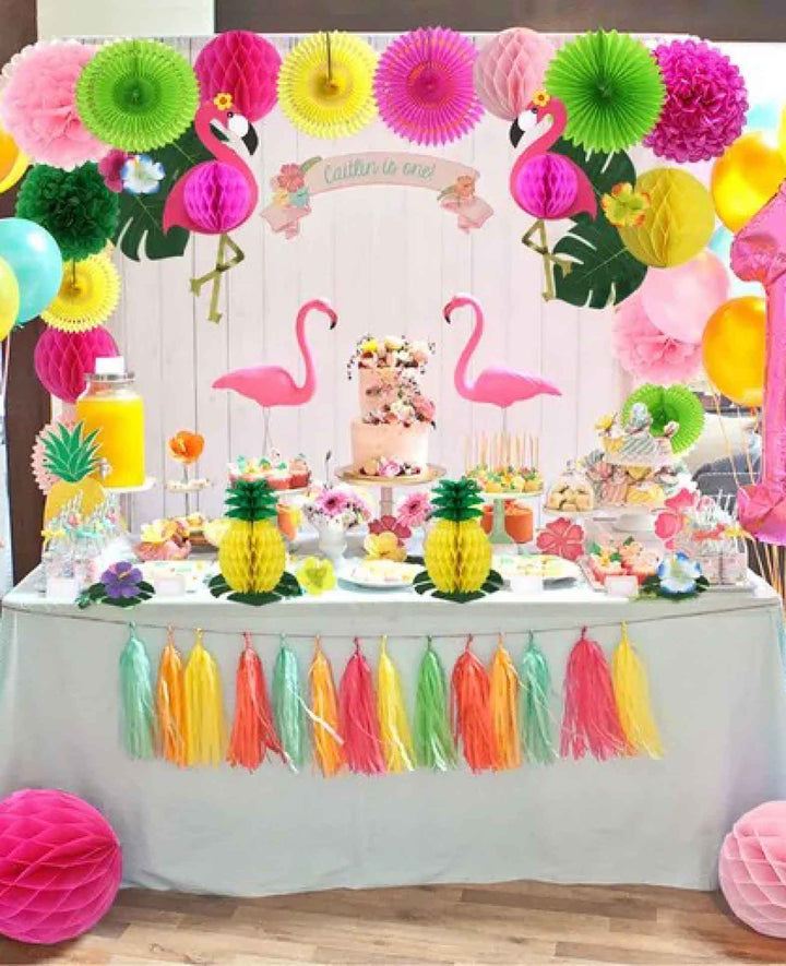 Flamingo &amp; Ananas Deko-Set – Perfekt für Sommerpartys