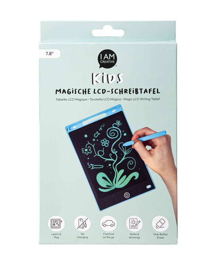 Magic LCD Writing Tablet with Magic Pen (incl. battery), 22x14.5cm