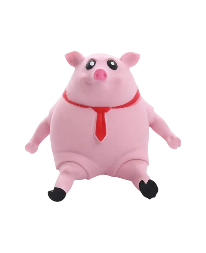 Anti-Stress Squeeze Pig Toy Squishy Pig - Pink, 23x15cm