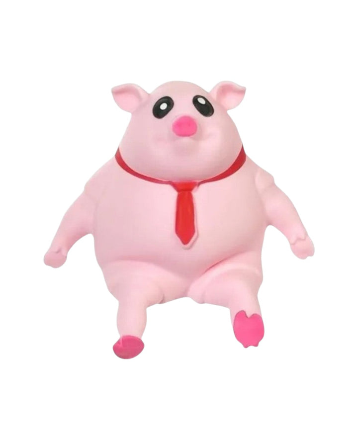 Anti-Stress Squeeze Pig Toy Squishy Pig - Pink, 14.5x10cm