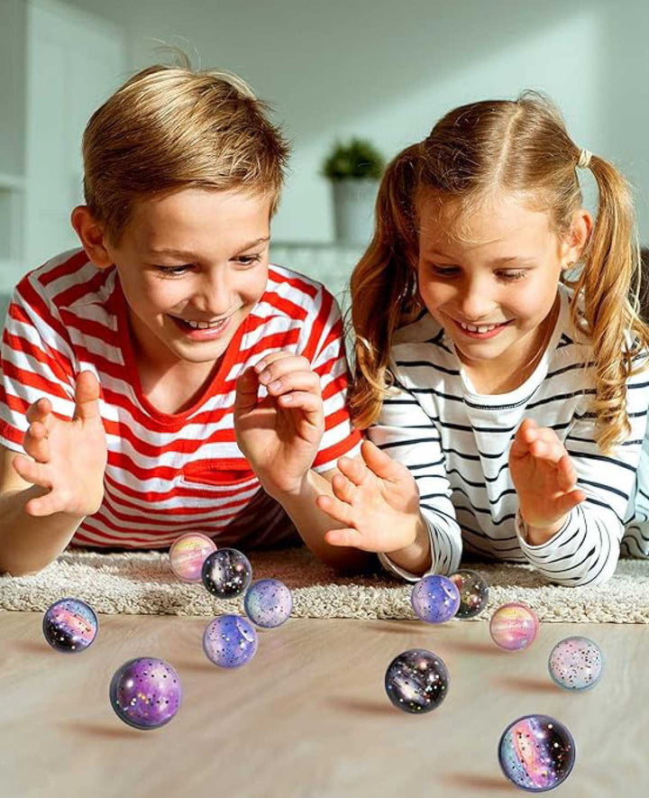 Gummi Ball Bouncing Hüpfball Spielzeug - Weltraum, Ø32mm, 20 Stk.