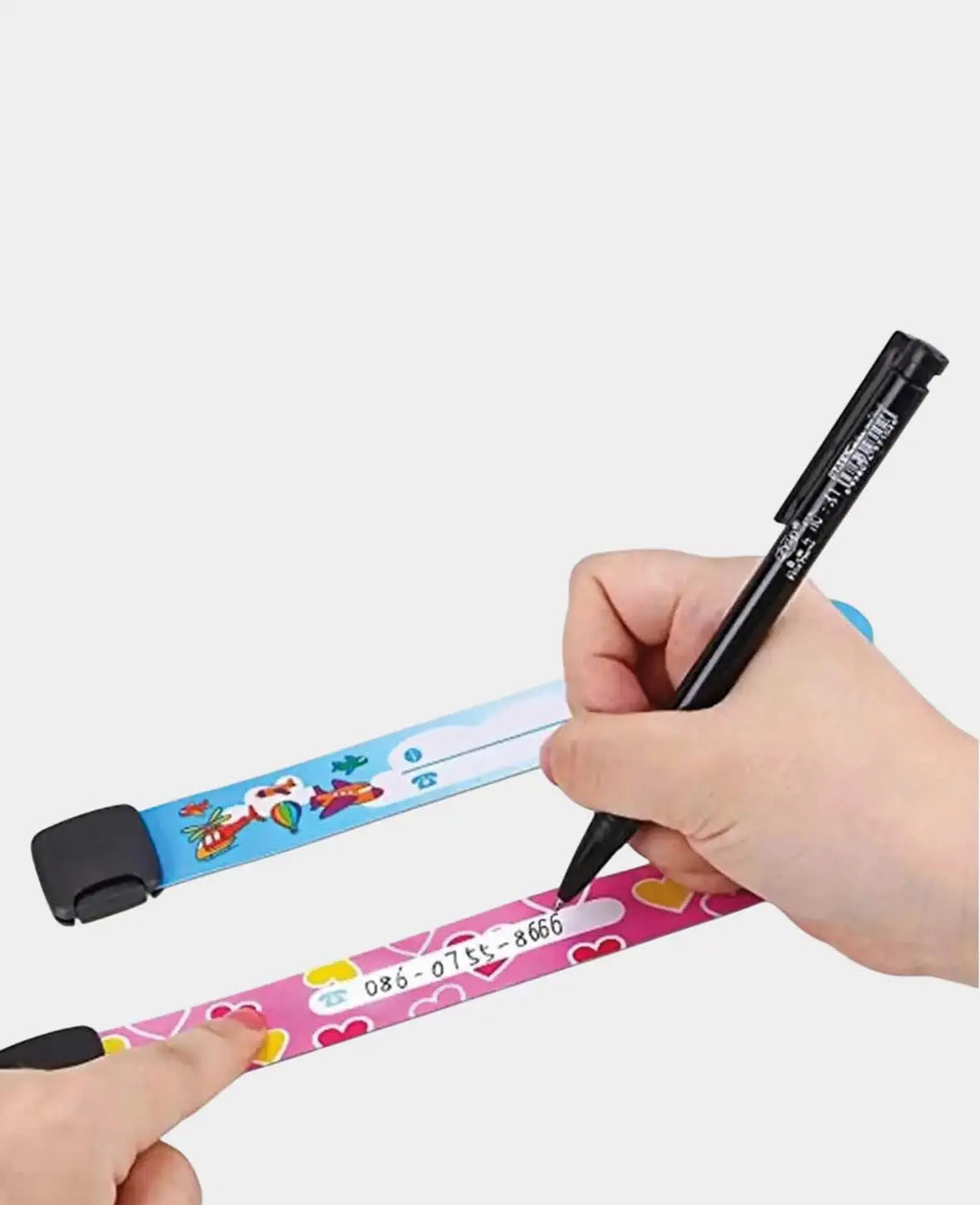 (8er) Kids Emergency ID Bracelet – Reusable