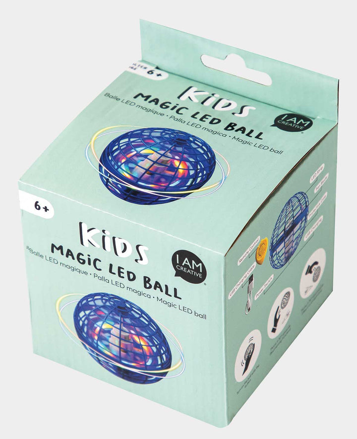 Flying USB Ball Magic Spinner with LED Lighting, Remote Control, Ø9cm
