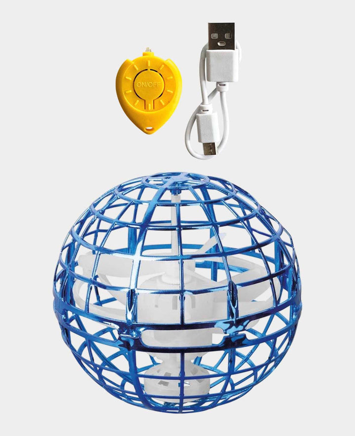 Flying USB Ball Magic Spinner with LED Lighting, Remote Control, Ø9cm