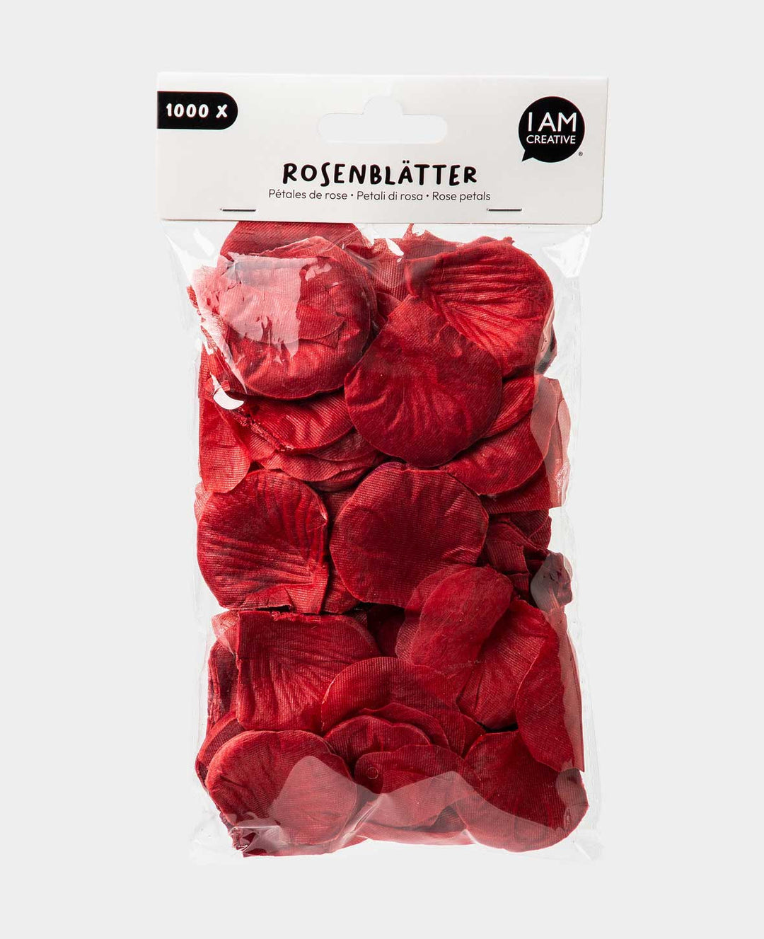 Rosenblätter künstlich Streudeko Hochzeit, Rot, 1000 Stk. – I AM CREATIVE