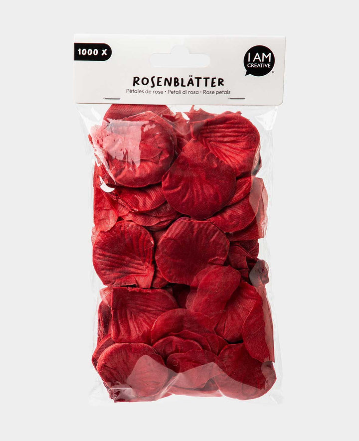 Romantische Rosenblätter Blumenblüten Party Deko - Rot, 1000 Stk.