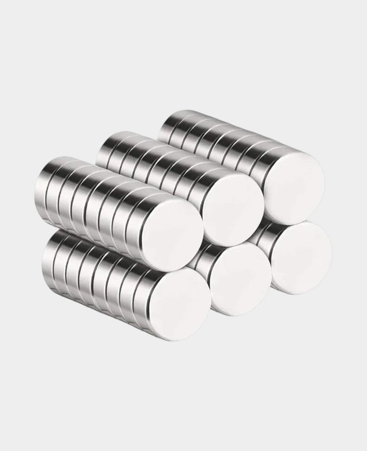 Note Mini Magnets NdFeb Neodymium Disc Magnet - Silver, 4x2mm, 50 Pcs.