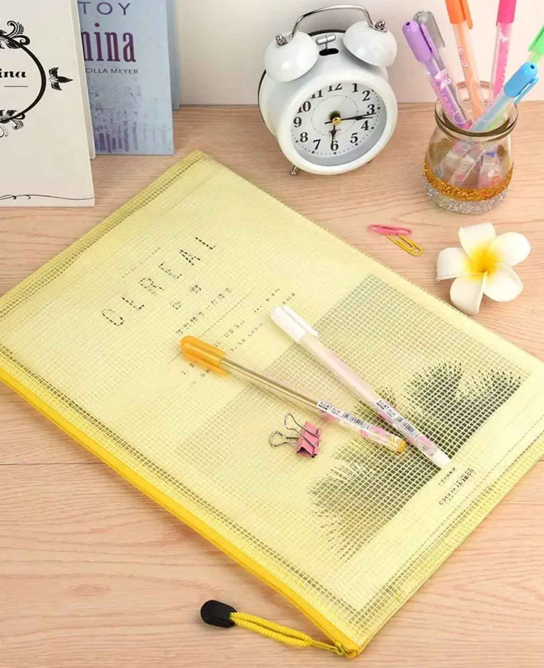 Pochette porte-documents A4 indéchirable, chemise zippée extra forte, 10 pièces.