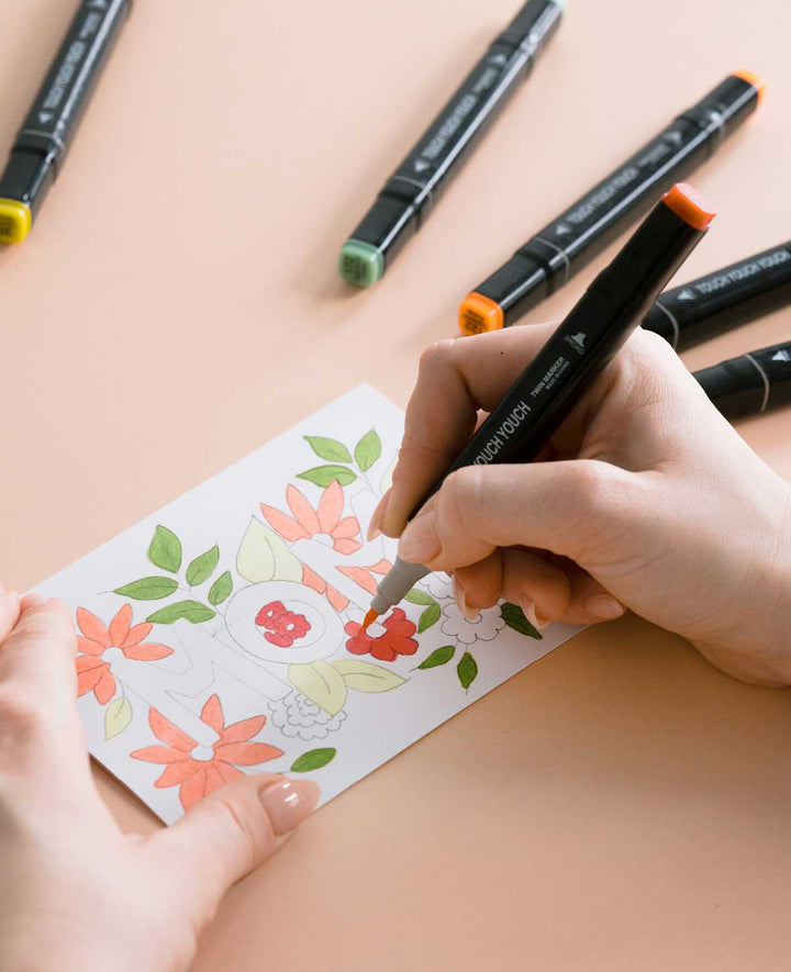 Waterproof Acrylic Felt Tip Pens, Dual Tip Markers + Carry Bag, 80 pcs.