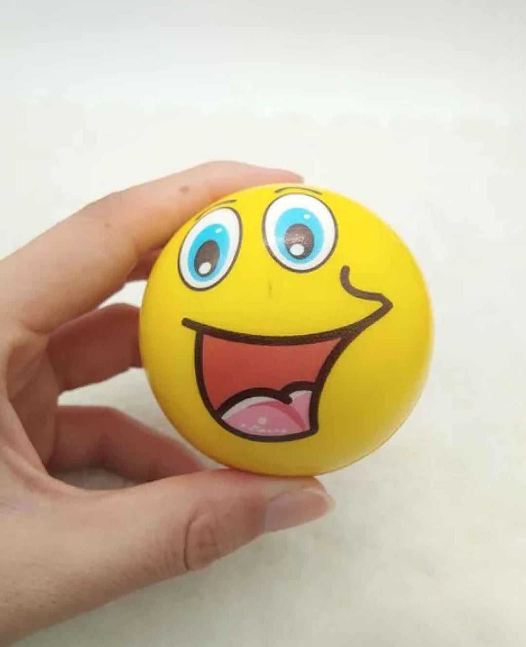 Anti-Stress Foam Balls Emoji Fidget Toy, Colorful, Ø6cm, 12 pcs.