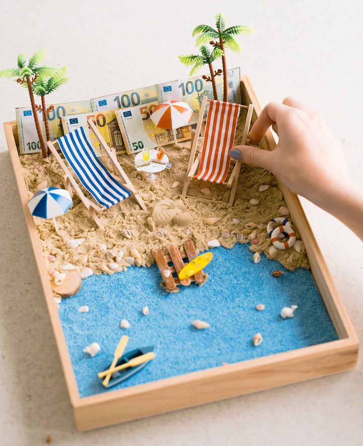 Miniature de décoration de plage, accessoires de bricolage micro plage, 19 pièces.
