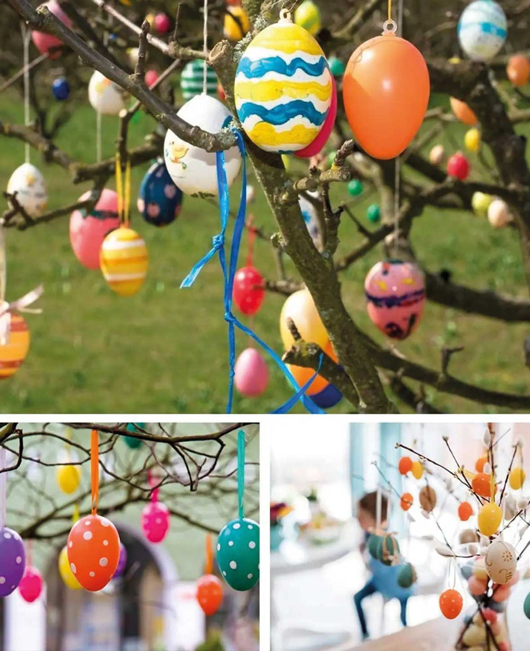 (156tlg.) DIY Bastel Ostereier Set mit Stiften &amp; Band