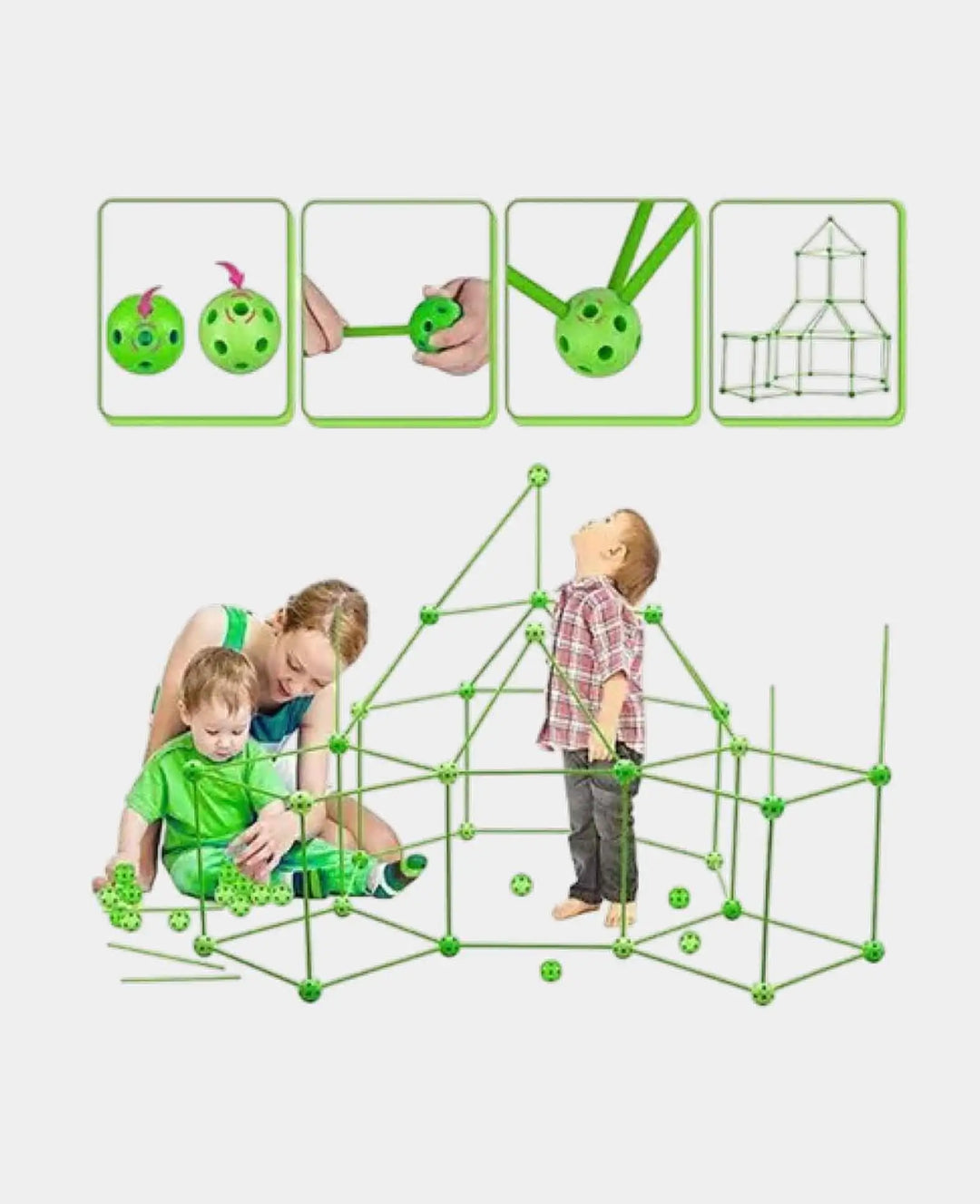 Kit de construction et de tentes pour forteresses d&