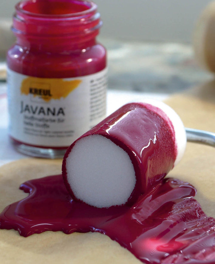 KREUL Javana Peinture textile pour tissus clairs Rouge 50 ml