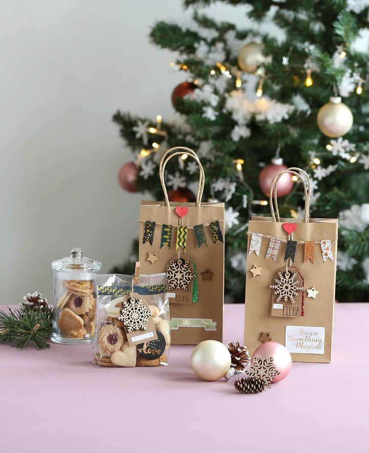 Gift Tag Kit, Schneeflocke, Eisbär &amp; Pinguin, 9 Stk.