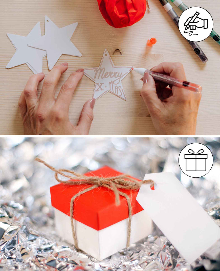 Gift Tag, Blumen, 9 Stk.