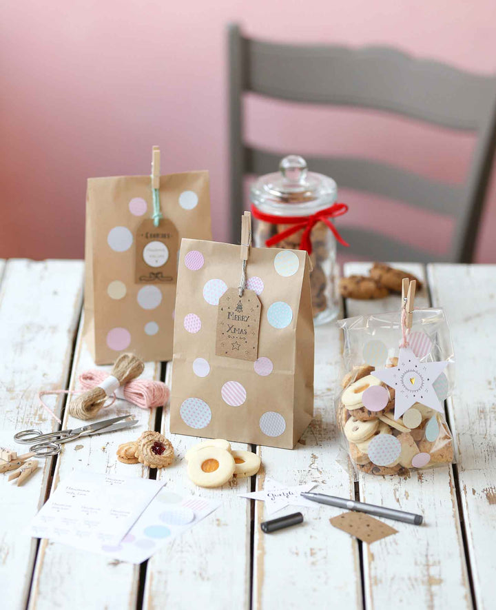 Gift Tag, Blumen, 9 Stk.