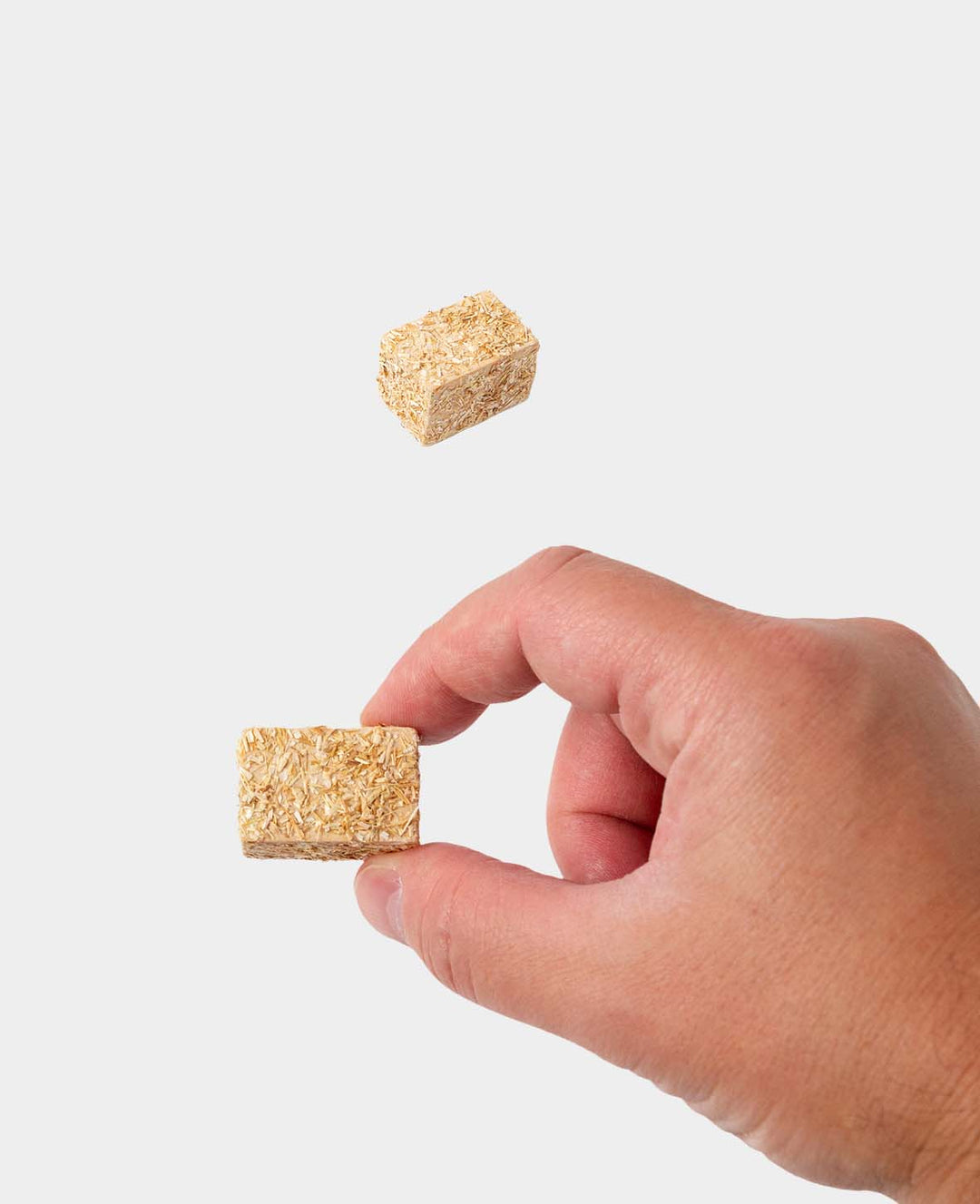 Miniature Hay Bales - For Crafts &amp; Play, 2 x 2 x 3 cm, 2 pcs.
