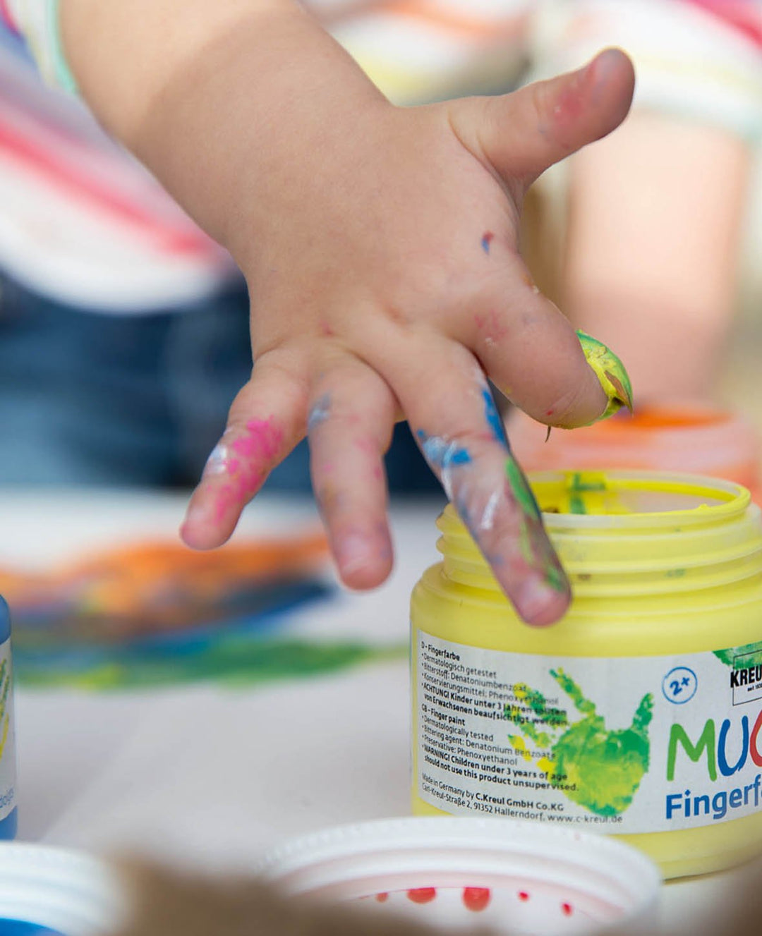 MUCKI Finger Paint Red 150 ml