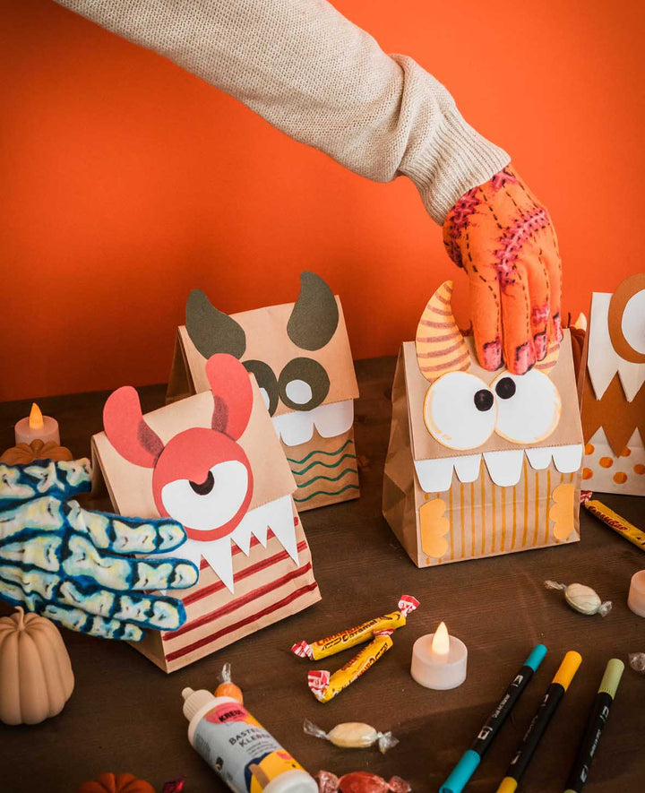 Candy Monsters Kit, inkl. PDF Vorlage zum Ausdrucken