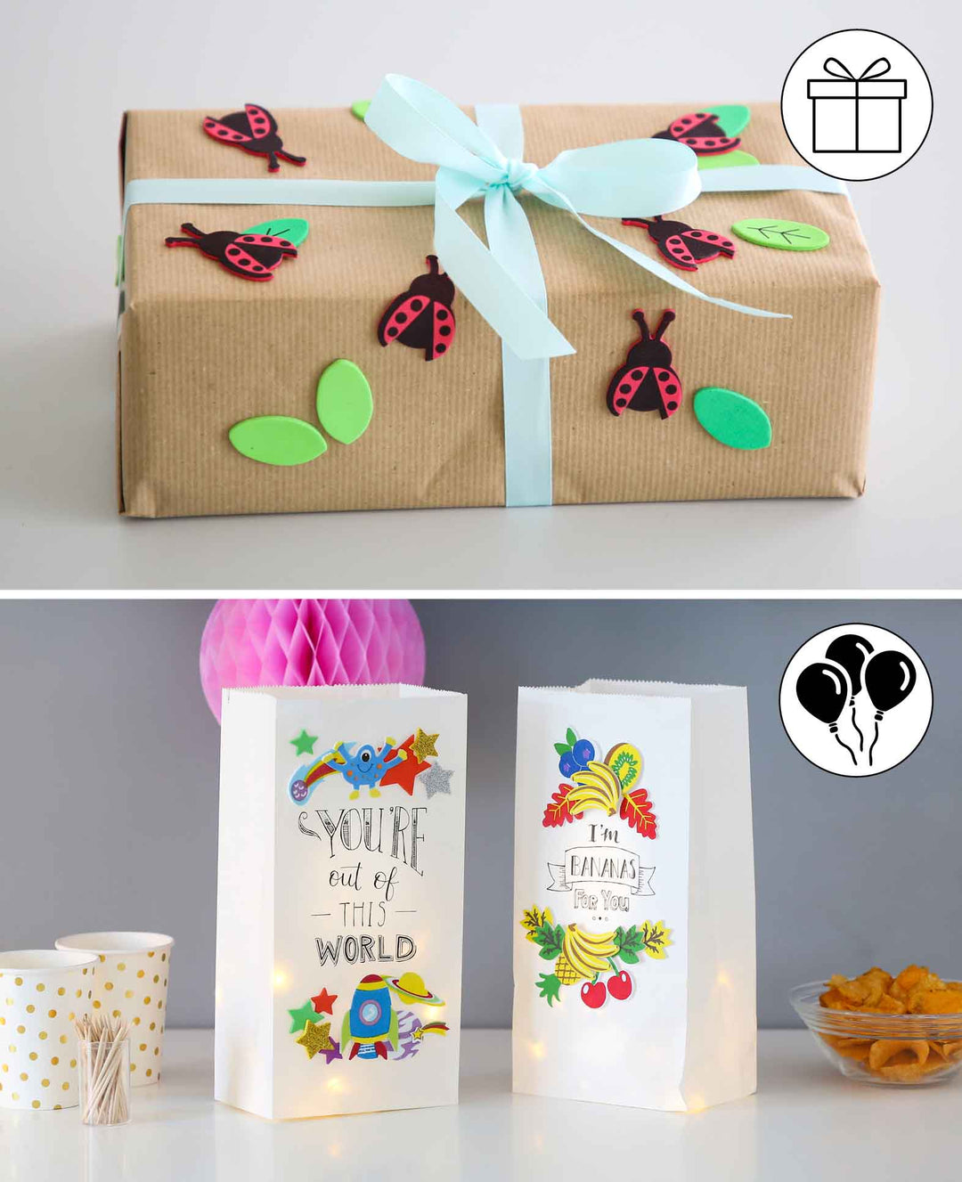Formes en mousse caoutchouc sachet zip, 13.8 x 38 cm (sachet), 240 p.