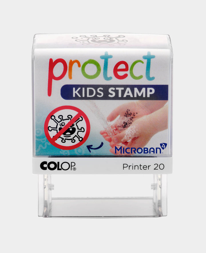 Protect Kids Stamp, Bacteria Design