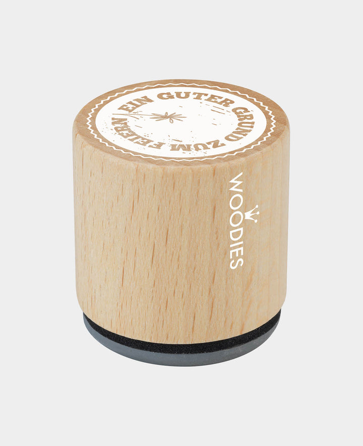 Woodies Motivstempel, Guter Grund zum Feiern