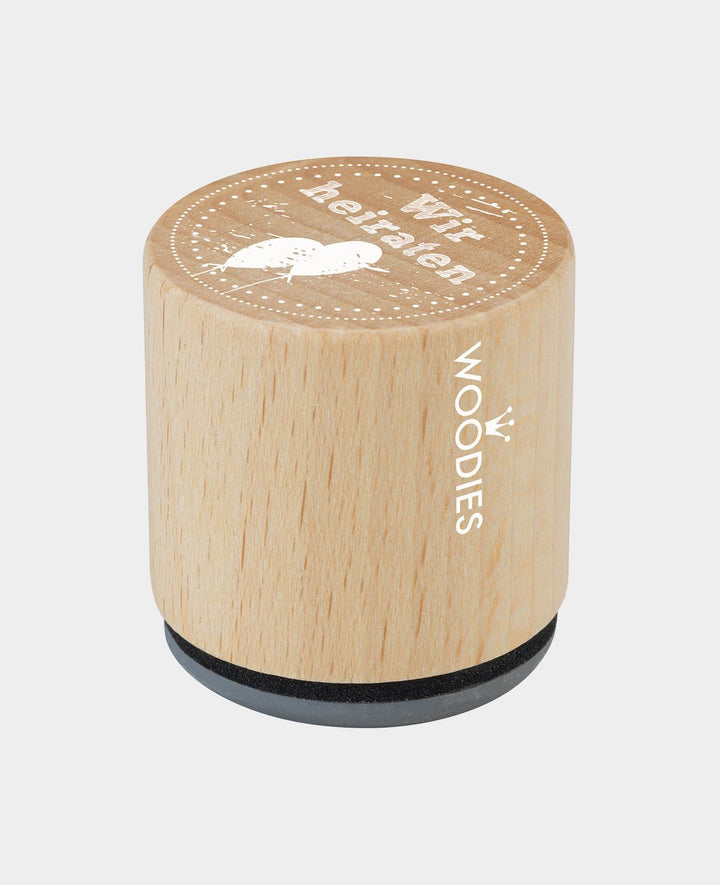 Tampon motif Woodies, Nous nous marions