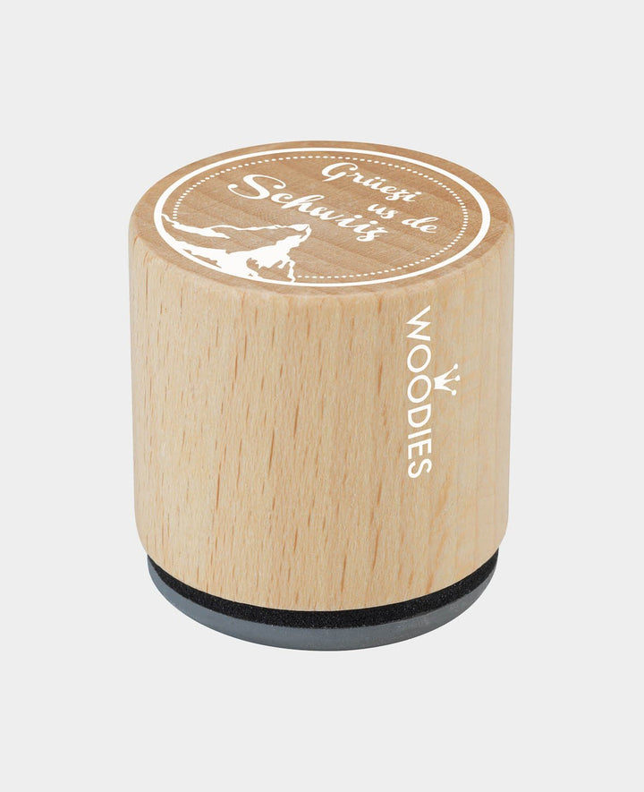 Woodies Motivstempel, Grüezi aus der Schweiz