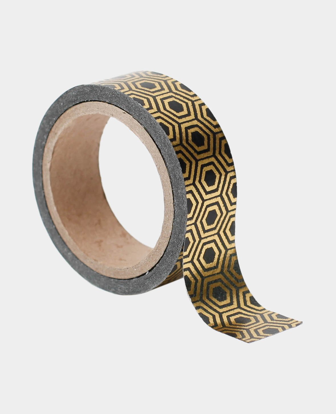 Washi Tape 15 mm x 5 m, Metallic Gold, Masking Tape Klebeband zum