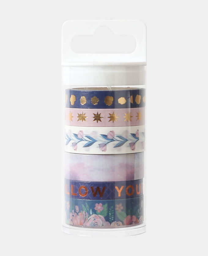 Washi Tape Set 10, 6 Stk., Masking Tape Klebeband zum Verzieren
