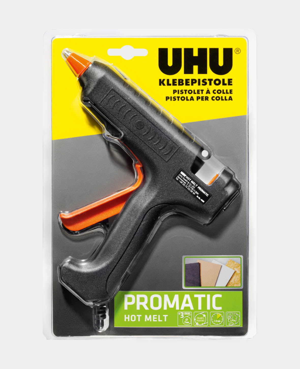 UHU® Heissklebepistole Promatic, Hot Melt - I AM CREATIVE